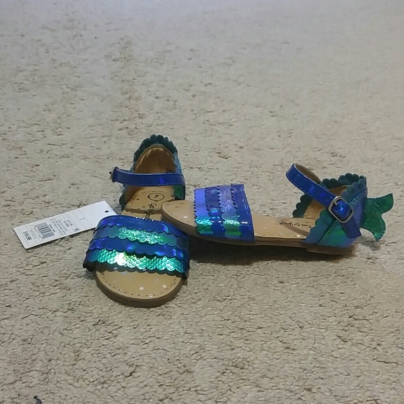girls mermaid sandals